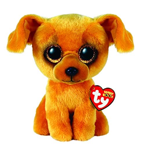Image of TY Toys Beanie Boo Lightbrown Dog Zuzu - 15 CM, Brown (2009294)
