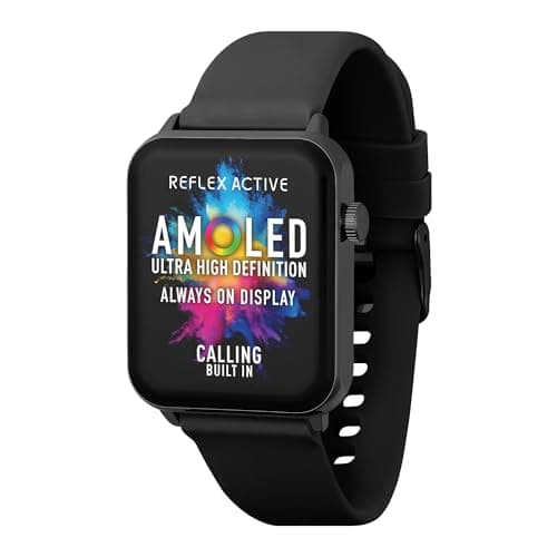 Image of Reflex Active Amoled Series 30 1.78'' Always-On Display 30 Black Smart Watch