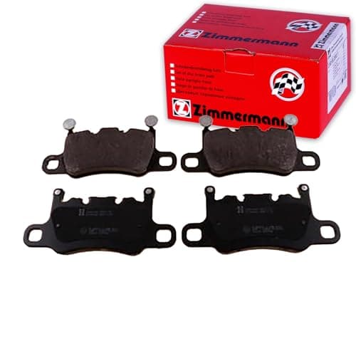Image of ZIMMERMANN 25512.175.1 Brake Pad Set Rear Brake Pads Photo Corresponds to Box Contents Compatible with Audi e-tron GT Saloon