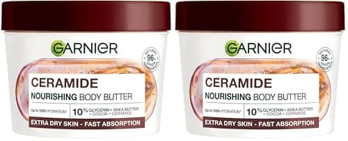 Image of Garnier Body Superfood, Repairing Body Butter, With Cocoa & Ceramide, Body Butter for Very Dry Skin, Vegan Formula, Approved by Cruelty Free International, 380ml (Pack of 2)