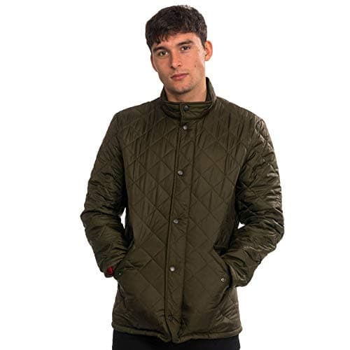 Image of Barbour Men's Flyweight Chelsea Quilted Jacket - Olive