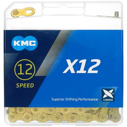 Image of KMC X12 12 Speed Chain, 126 Link, Ti-Ni Gold