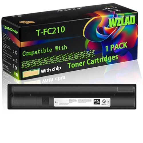 Image of WZLAD T-FC210 Compatible for Toshiba Toner Cartridges with Chip E-Studio 2010 AC E-Studio 2510 AC Printers, High Yield Value Pack Black Consumables Multi-Pack Remanufactured Compatible (1 Pack Black)