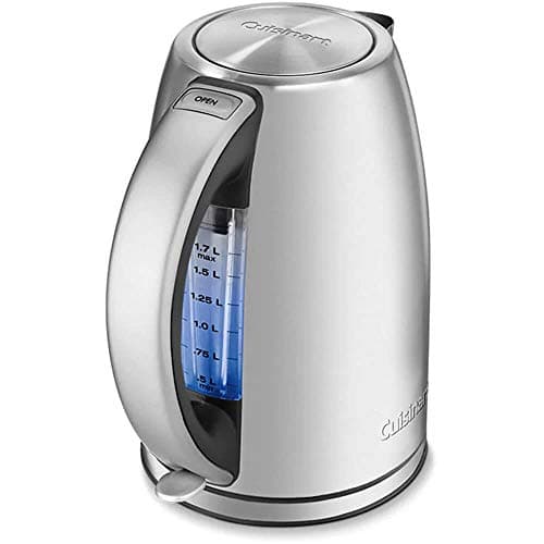 Image of Cuisinart CPK-17P1 PerfecTemp Cordless Electric Kettle Silver 1.7 Liter