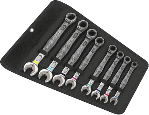 Image of Wera Joker Combination Ratchet Spanner set, Imperial, 8pc, 05020012001