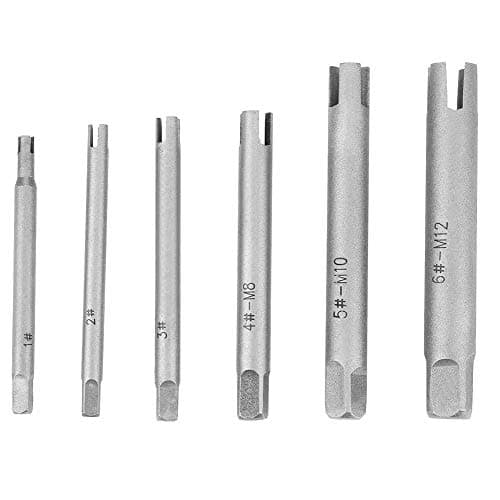 Image of Tap Extractor 4 Flute Screw Remover Broken Head Stripped Tap Extractor Set Steel 3 Types Easy Out Stripped Screw Remover for Broken Screw(6 Pieces)