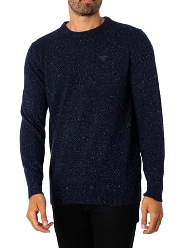 Image of Barbour Tisbury Crew Neck Sweater Navy