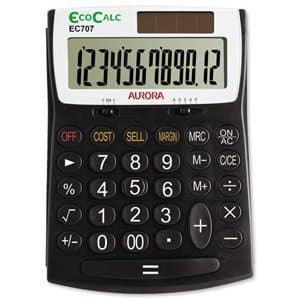 Image of Aurora EC707 - EC707 Handheld Calculator