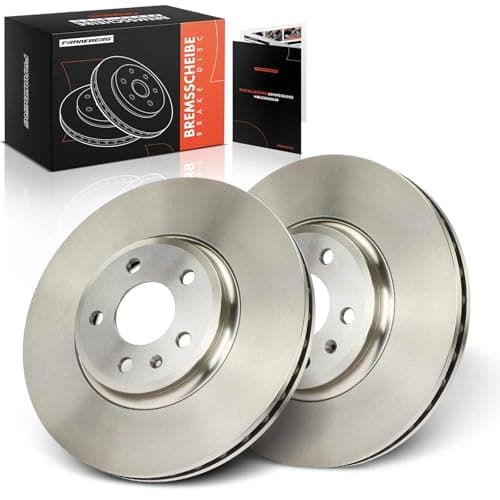 Image of Frankberg Brake Disc Set incl. 2x Discs Front Vented Ø320mm Compatible with A4 Avant 8K5 A4 8K2 A4 Allroad 8KH Replace# 8K0615301A