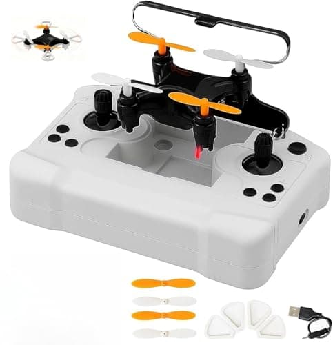 Image of Mini Drone with Easy Stunt Flights & 360° Tricks,Perfect Beginner-Friendly Flyer with Fancy LED Altitude Hold Headless Mode Propeller Protection for Indoor Outdoor Mini Quadcopter (Black)