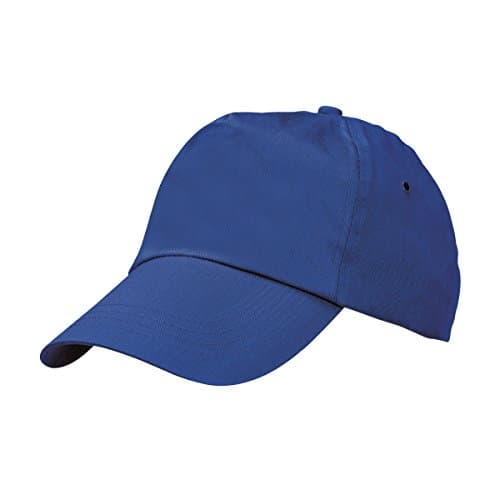 Image of eBuyGB Unisex Adult Classic Adjustable 100% Cotton Baseball Cap for Men, Women, Boys & Girls - 5 Panel Cap Lightweight, Durable, and Sun Protective, Royal Blue