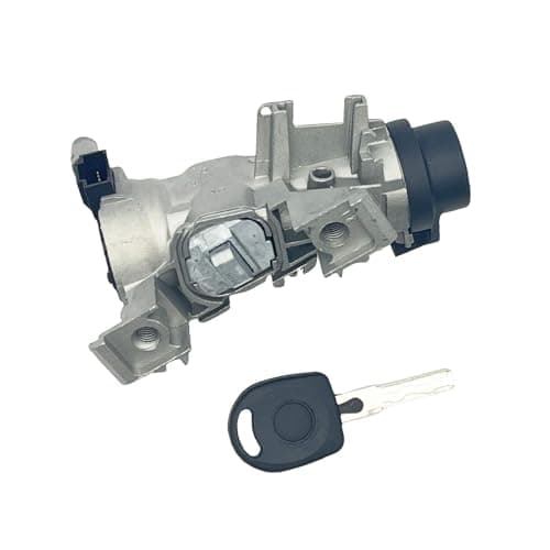 Image of Sepzlly Car Ignition Starter Switches with Key, Lock Cylinder for VW BEETLE GOLF JETTA PASSAT MK5 MK6 Touran Audi A3 8P AUDI A1 A3 Replacement Lock Barrel 1K0905851B 1K0905865 5Q0905865A 30936044