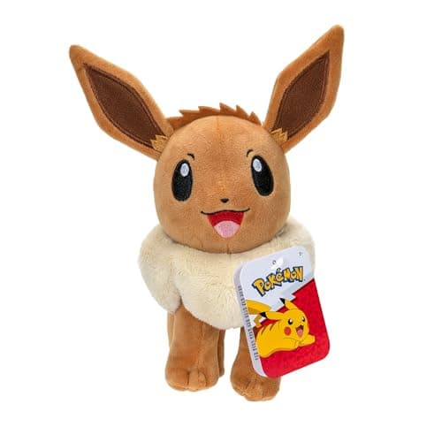 Image of Pokémon Eevee Plush - 8-Inch Soft Plush with Authentic Details