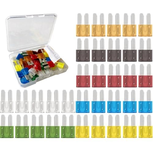 Image of Gebildet Micro2 35pcs 12V-24V Automotive Fuse Assortment Pack (Set of 35pcs Blade Fuses + Fuse Puller)5A/7.5A/10A/15A/20A/25A/30A Each for 5pcs