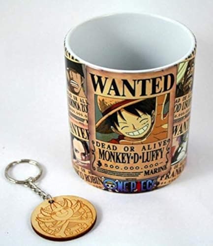 Image of Ceramic Mug + Keychain - One Piece Series, 0.3L (New World Wanted)