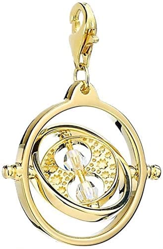 Image of Official Harry Potter Gold Plated Time Turner Clip on Charm Embellished Swarovski® Crystals by The Carat Shop