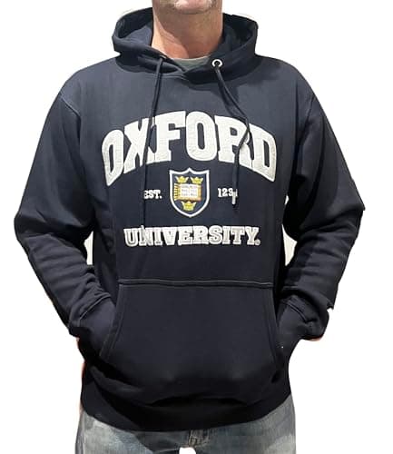 Image of Oxford University Official Hoody - Navy color (UK, Alpha, XL, Regular, Regular)