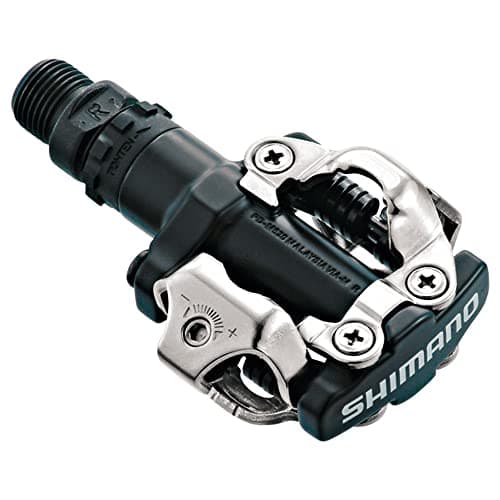 Image of Shimano PDM520 Clipless SPD Bicycle Cycling Pedals BLACK "With Cleats", BLACKS