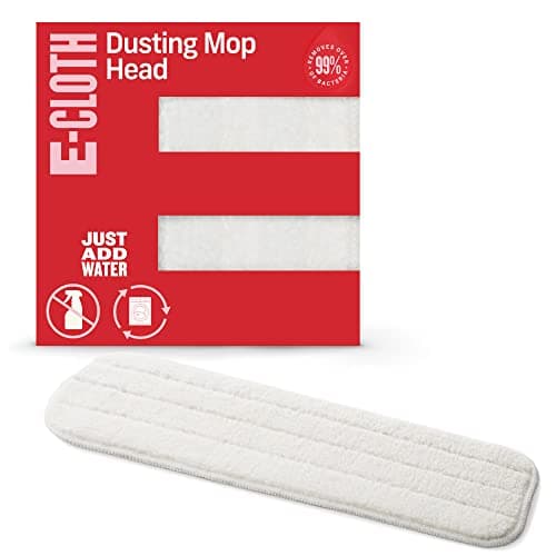 Image of E-Cloth Deep Clean Mop Dusting Head, Reusable Microfiber Dusting Mop Heads Replacements for Dust Mops for Floor Cleaning, 100 Wash Guarantee, 1 Pack