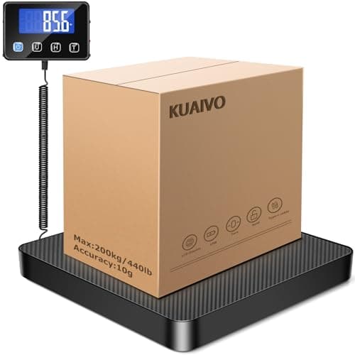 Image of Postal Scales, 200kg/10g High Precision LCD Display Parcel Scales, Parcel Weighing Scales with Hold and Tare Function for Luggage, Package, Warehouse, 2 AAA Batteries and Charging Cable Included