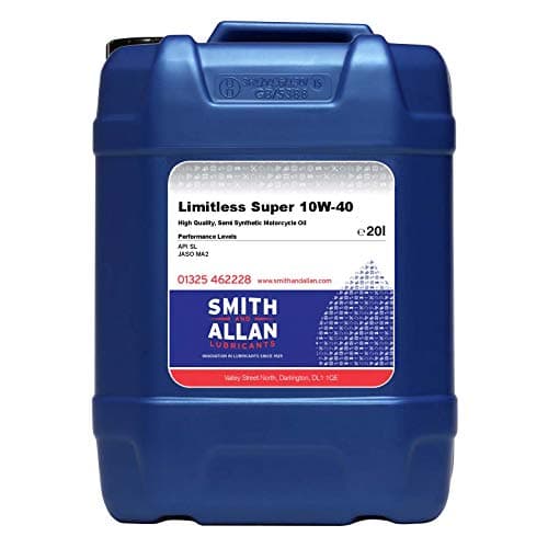Image of Smith & Allan Motorcycle Oil 10W-40 4-Stroke 4T Semi Synthetic 20 Litre 20L