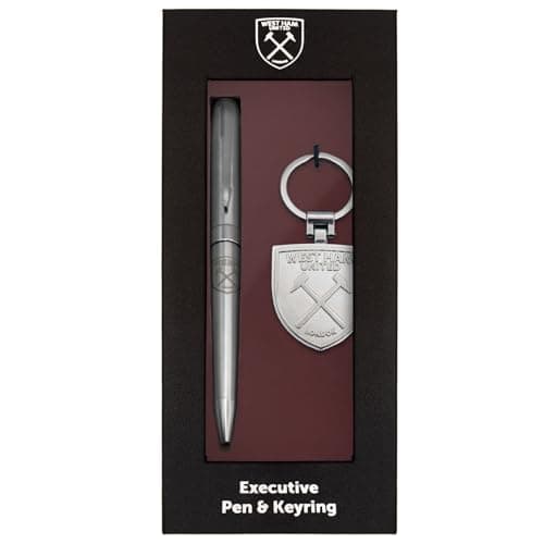 Image of West Ham United FC Pen & Keyring Official Football Executive Gift Boxed