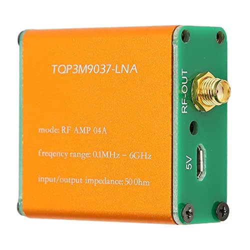 Image of 0.1MHz‑6GHz Full Band LNA, 20dB High Gain Low Noise Amplifier Module, RF Power Preamplifier with SMA Female Connector, 50Ω Impedance
