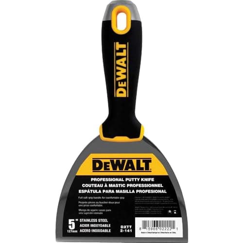 Image of DeWALT Drywall Hammer End Jointing/Filling Knife 125mm (5in)