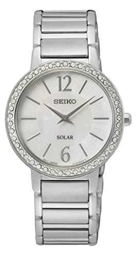 Image of Seiko UK Limited - EU Women's Analogue Quartz Watch with Stainless Steel Strap SUP467P1