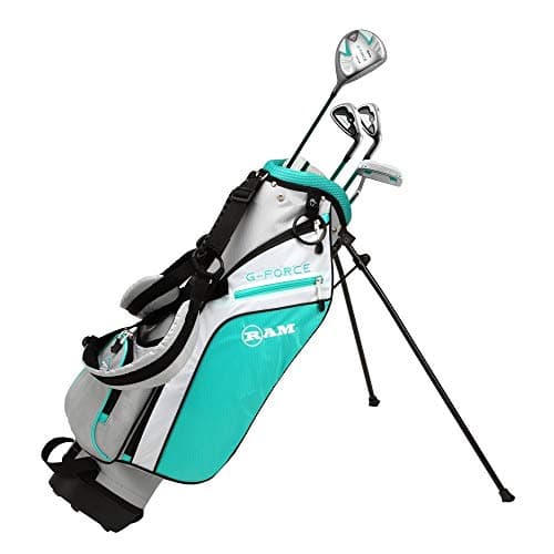 Image of RAM Golf Junior G-Force Girls Golf Clubs Set with Bag Age 4-6
