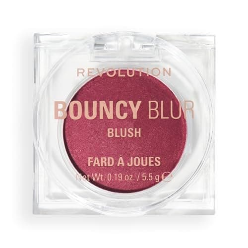 Image of Revolution Bouncy Blur Blush, Cheek & Lip Makeup, Buildable & Blurring Formula, Bouncy Berry, Vegan & Cruelty-Free