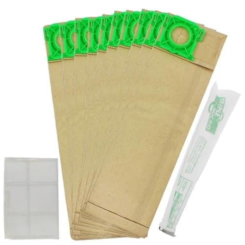 Image of 10 Pack Sebo Vacuum Cleaner Bags Replacement | Filters, Compatible with X & C Series (X1, X1.1, X2, X3, X4 Extra, X5, XP2, XP3), Sebo hoover Bags, Alt to 5093PC, VB475K.