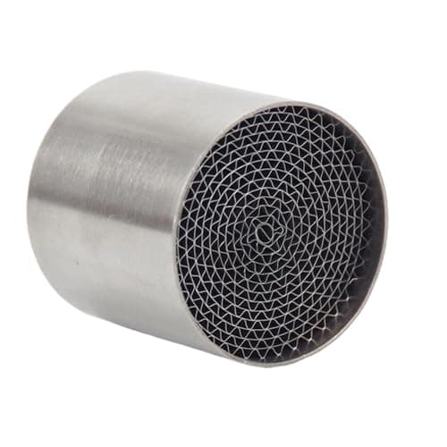 Image of Silencer Exhaust Front Mid End Exhaust DB Killer Baffle Motorcycle Car Silencer 35mm 42mm 45mm 48mm 50mm 53mm Catalyst Noise Sound Eliminator Motorcycle Exhaust (Size : 48mm)