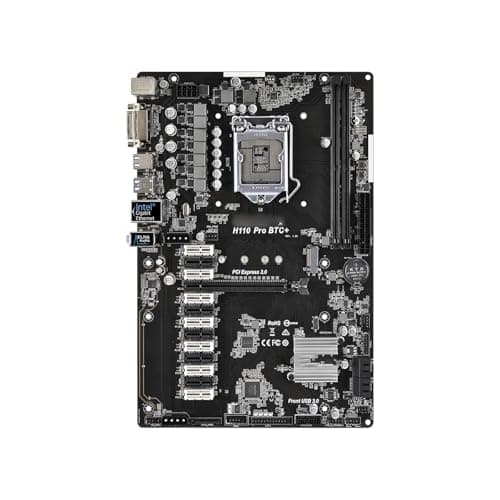 Image of Motherboard Fit For ASRock H110 PRO BTC+ Mining Guide Motherboard LGA 1151 DDR4 32GB PCI-E 3.0 M.2 12×PCI-E X1 ATX Support 7th/6th Gen Core I5-6400