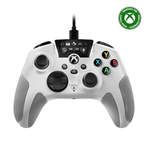 Image of Turtle Beach Recon Wired Game Controller with Enhanced Audio Features - White - Xbox Series X