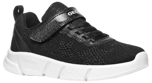 Image of Geox J ARIL Girl B, Girls’ Sneaker, Black,