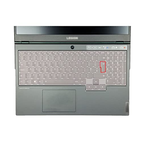 Image of MiNGFi TPU Keyboard Cover for Lenovo Legion 5 Series 15/17" Pro 16" 5i 15/17" 5i Pro 16" 5P 5Pi 5/Pro G6 7i/G6 IdeaPad Gaming 3i Slim 7i EU/ISO Keyboard layout - Transparent