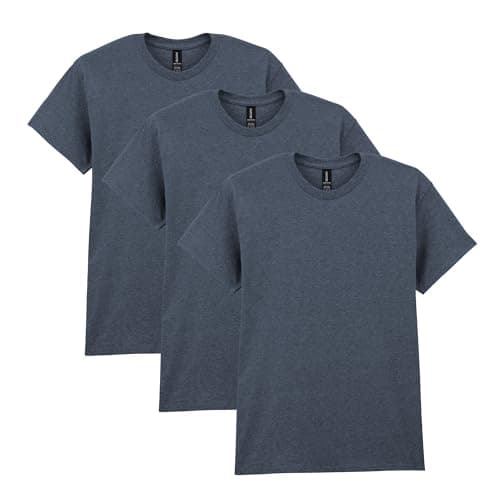 Image of Gildan Men's, Heavy Cotton T-Shirt, Style G5000, Dark Heather, XL