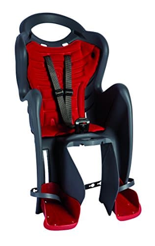 Image of b bellelli Child Rear Bicycle Seat - MR FOX (up to 22 kg) Clamp Version For Pannier Racks and Parcel Carriers, NOT For Cycle Frames (Grey)