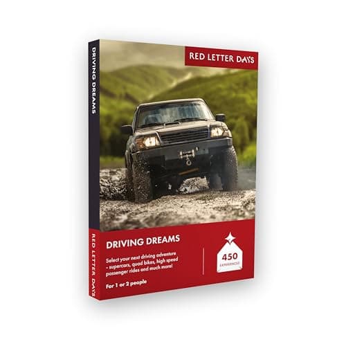Image of Red Letter Days Driving Dreams Experience Gift Box for 1 – 250 Exhilarating Driving Activities