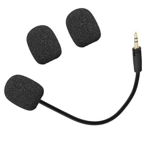 Image of CLANMOU XO4 Mic Replacement for Turtle Beach Ear Force XO Three XO Four Stealth Recon 150 50 50X 50P 60P Game Headset, Not for Recon500, 3.5mm Detachable Game Boom Microphone with Foam