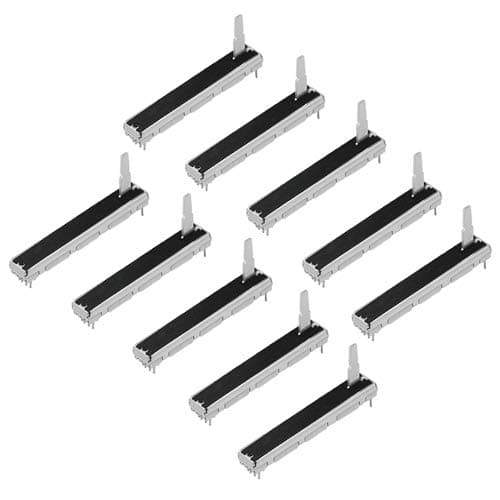 Image of WMYCONGCONG 10 PCS 10K Ohm Slide Potentiometer Double Linear 10K Electronic Potentiometer