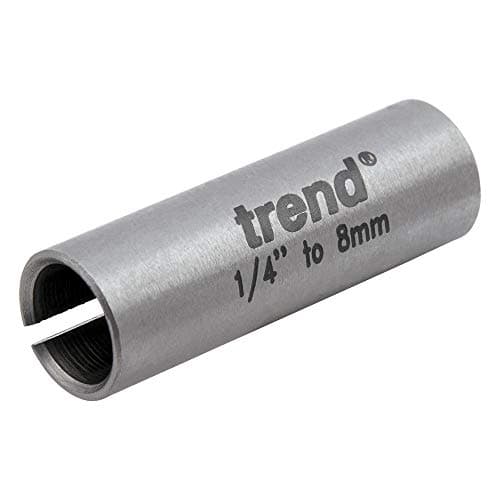 Image of Trend Collet Sleeve, 6.35mm to 8mm Reduction Sleeve for Smaller Shank Cutters, CLT/SLV/638