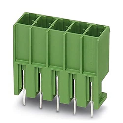 Image of PHOENIX CONTACT PCV 4/2-G-7.62 Circuit Board 4mm² Nominal Cross Section 2 Connectors PCV 4/..-G Item Family 7.62mm Pitch Green (Pack of 50)