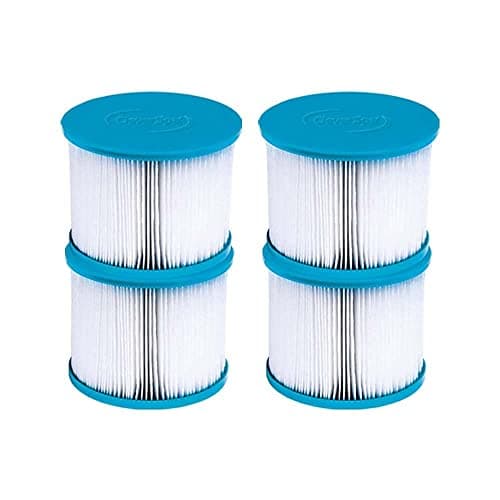 Image of CleverSpa 80mm x 100mm Hot Tub Spa Replacement Water Filter Cartridges (4 pack)