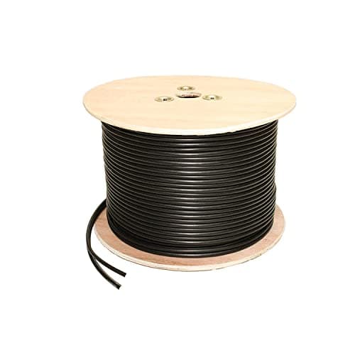Image of Splinktech 100m Pure Cooper Rg59 Coaxial Cable | 75 Ohm Satellite Cable | Shotgun Coax Cable 1 Video& 2 Core CCTV | CCTV Cable for Commercial & Residential Use