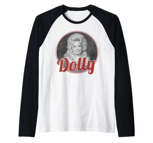 Image of The Classic Dolly Parton Raglan Baseball Tee