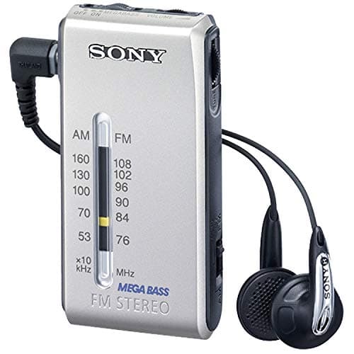 Image of Sony SRF-S84 FM/AM Super Compact Radio Walkman with MDR Fontopia Ear-Bud (Silver)