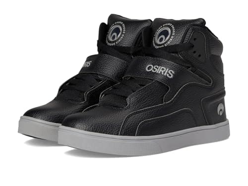 Image of Osiris Men's Rize Ultra Skate Shoe, Black/Grey/Black, 13 UK