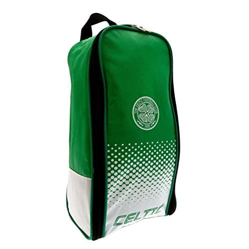 Image of Celtic FC Nylon Boot Bag Green/White One Size